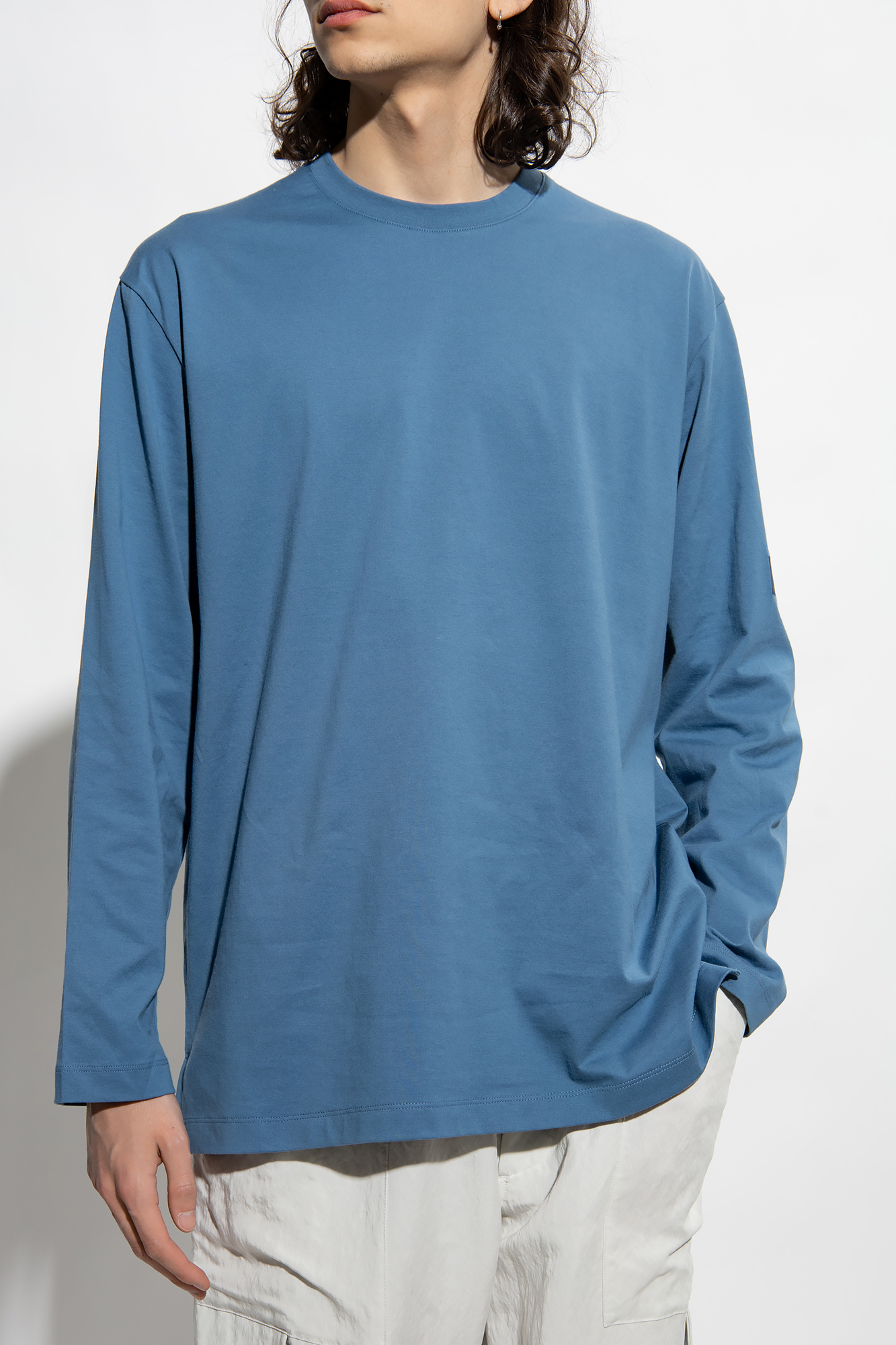 Blue Long-sleeved T-shirt Y-3 Yohji Yamamoto - Vitkac GB